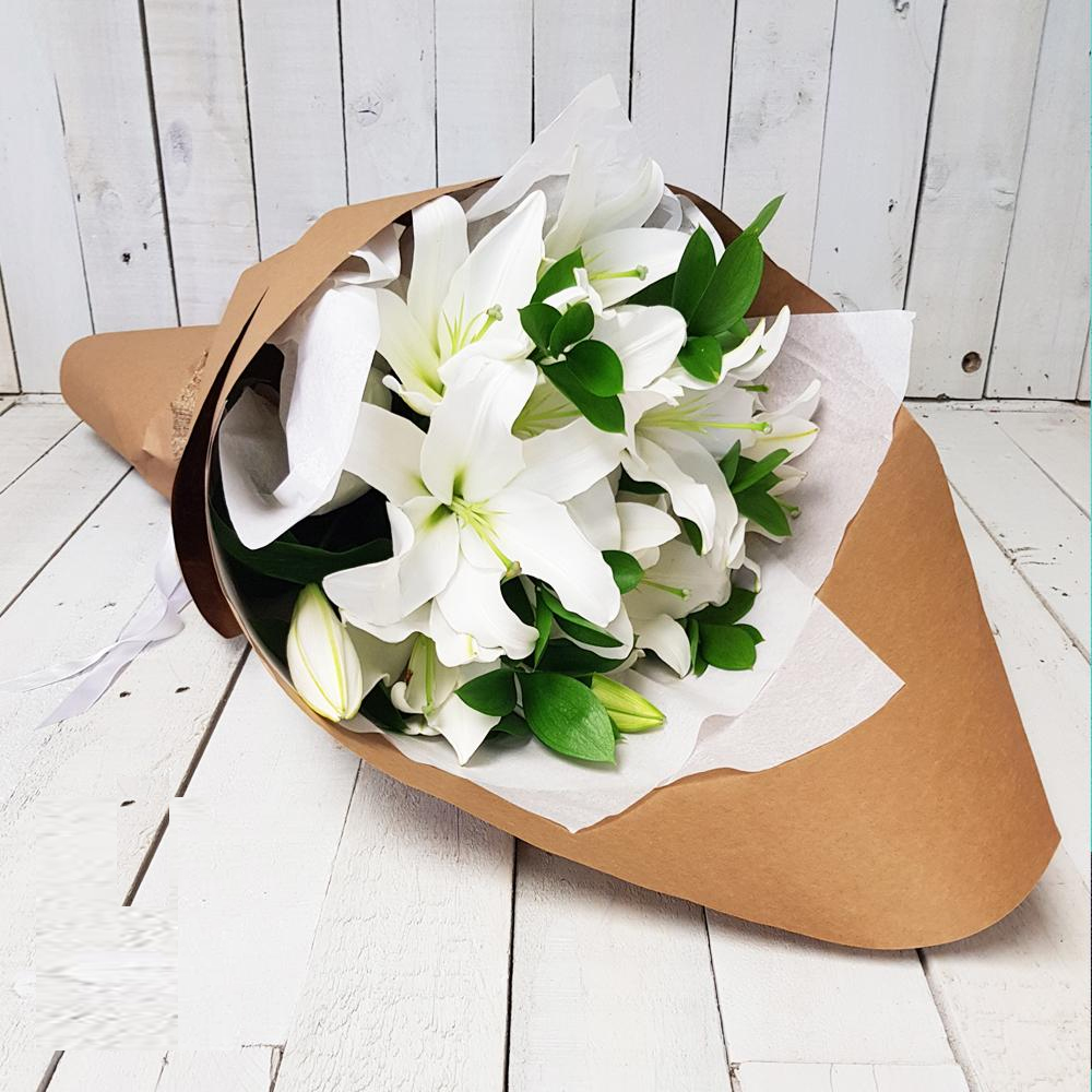 White Lily Bouquet